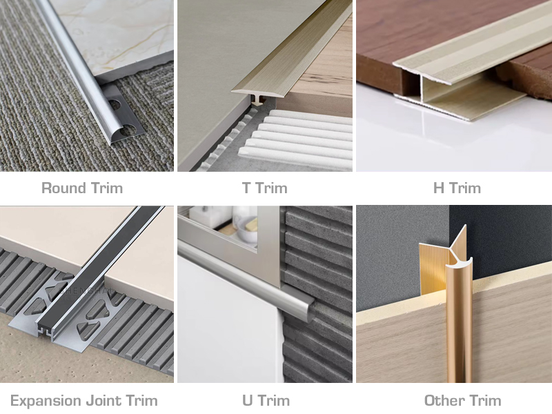 Various Types of Aluminum Edge Trim Available